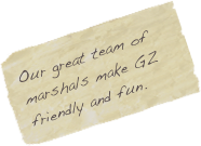 Our great team of marshals make GZ friendly and fun.
